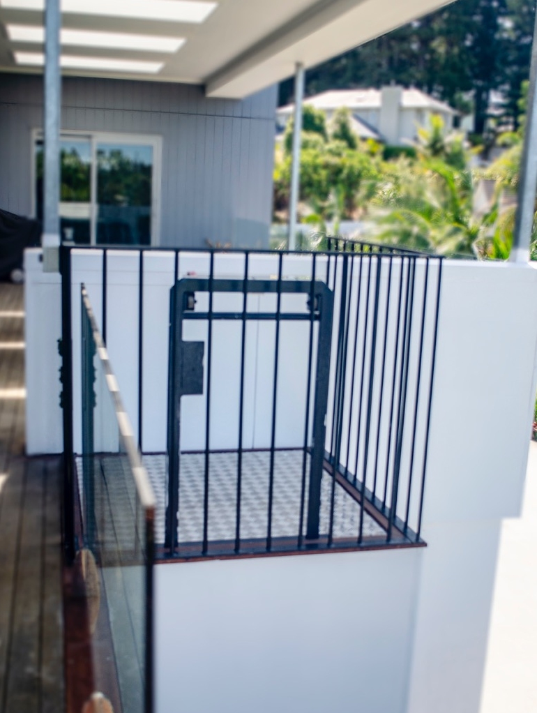 Top View of residential Platform Lift Showing Platform